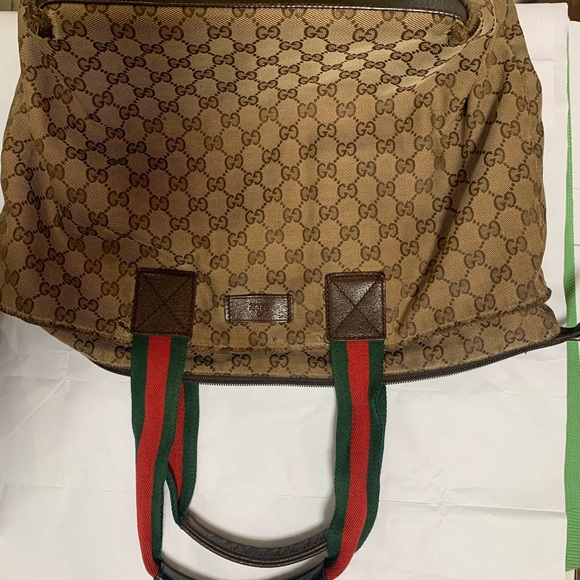 Gucci Authentic Monogram Tote Bag - Picture 10 of 13
